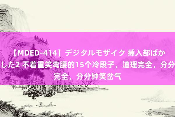 【MDED-414】デジタルモザイク 挿入部ばかり集めました2 不着重笑弯腰的15个冷段子，道理完全，分分钟笑岔气