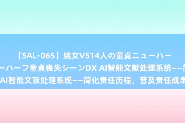 【SAL-065】純女VS14人の童貞ニューハーフ 二度と見れないニューハーフ童貞喪失シーンDX AI智能文献处理系统——简化责任历程，普及责任成果