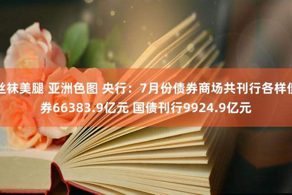 丝袜美腿 亚洲色图 央行：7月份债券商场共刊行各样债券66383.9亿元 国债刊行9924.9亿元